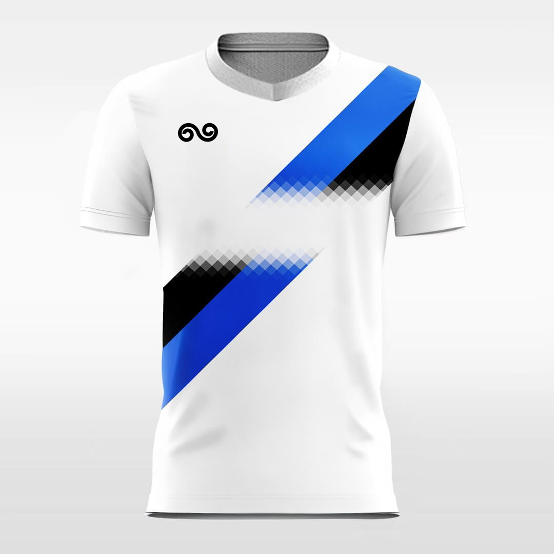 Blue Ribbon - Custom Soccer Jersey for Men White Sublimated