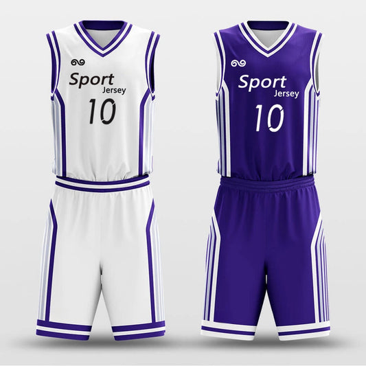 Ayanami -Custom Reversible Basketball Jersey with Shorts Subliamted
