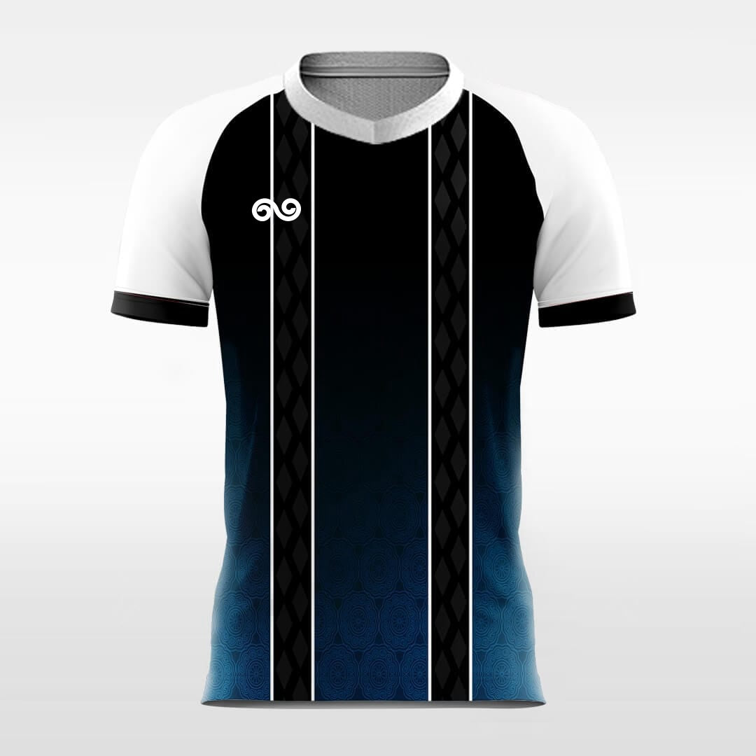 Deep Sea - Custom Soccer Jersey for Men Black Sublimated