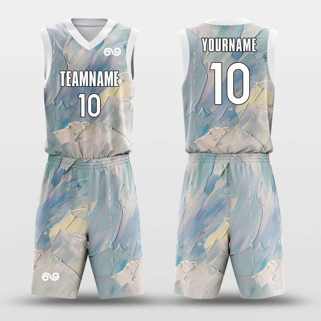Brilliant -Custom Basketball Jersey with Shorts Subliamted