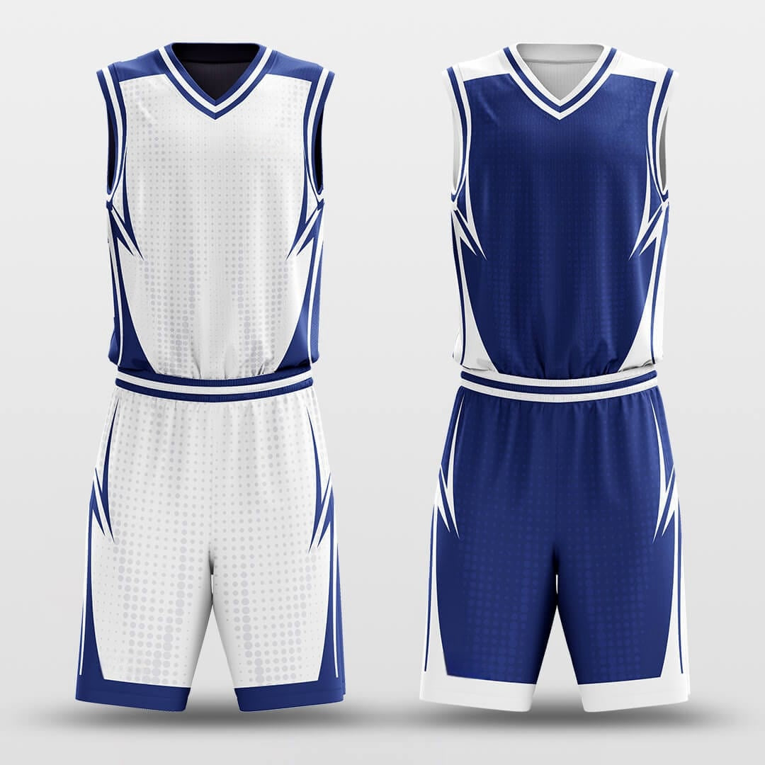 Fission -Custom Reversible Basketball Jersey with Shorts Subliamted