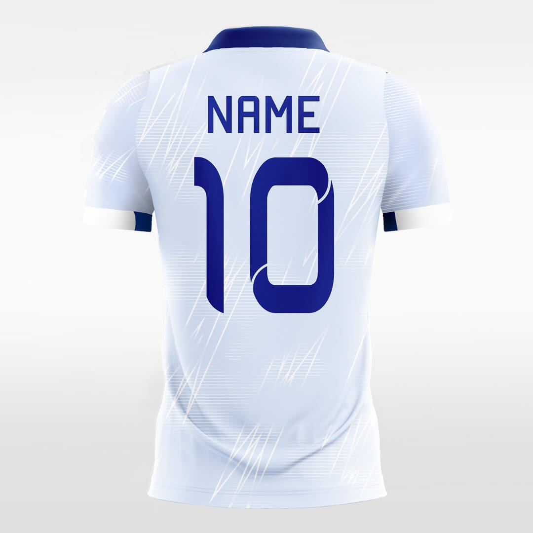 blue custom soccer jerseys