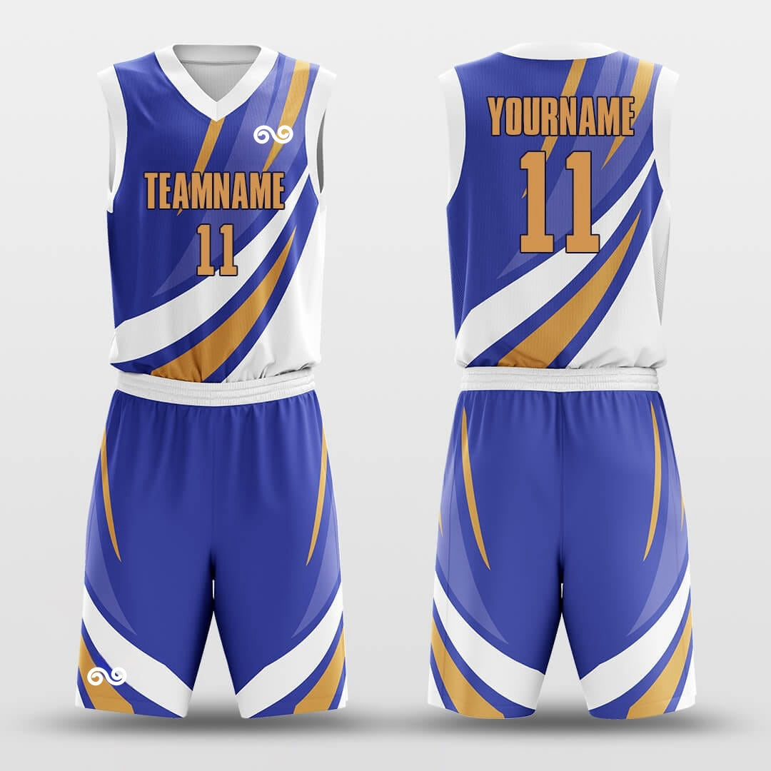 Hurricane -Custom Basketball Jersey with Shorts Subliamted