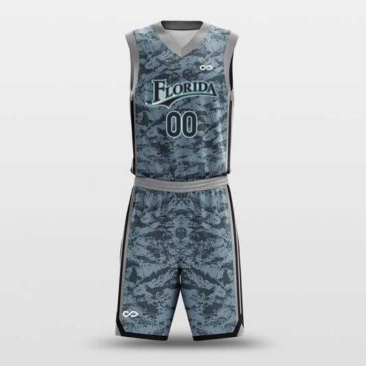 Marshland -Custom Basketball Jersey with Shorts Subliamted