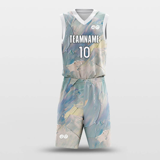 Brilliant -Custom Basketball Jersey with Shorts Subliamted