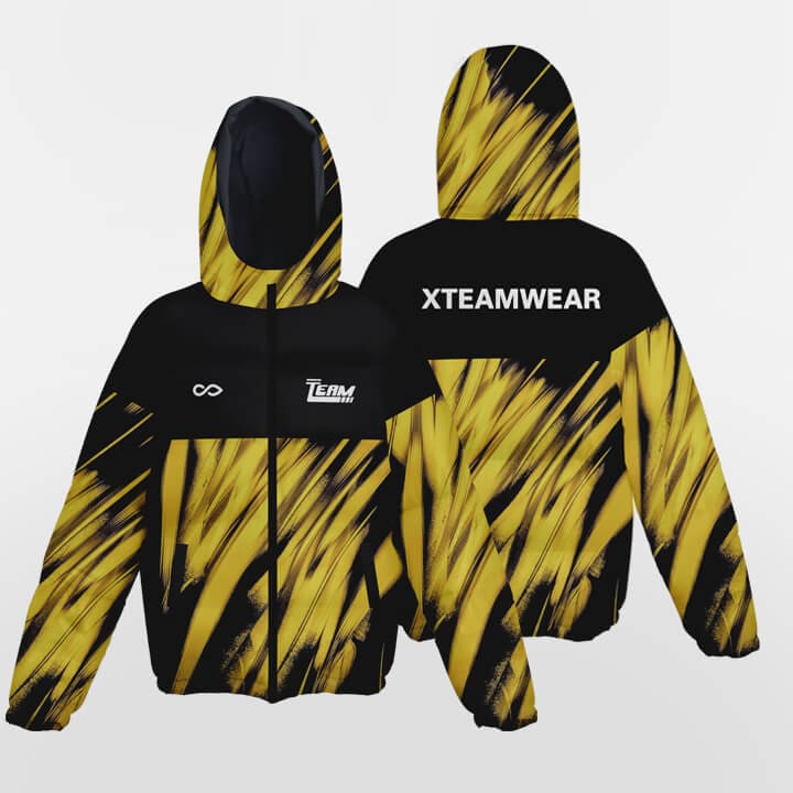 yellow custom winter Jacket