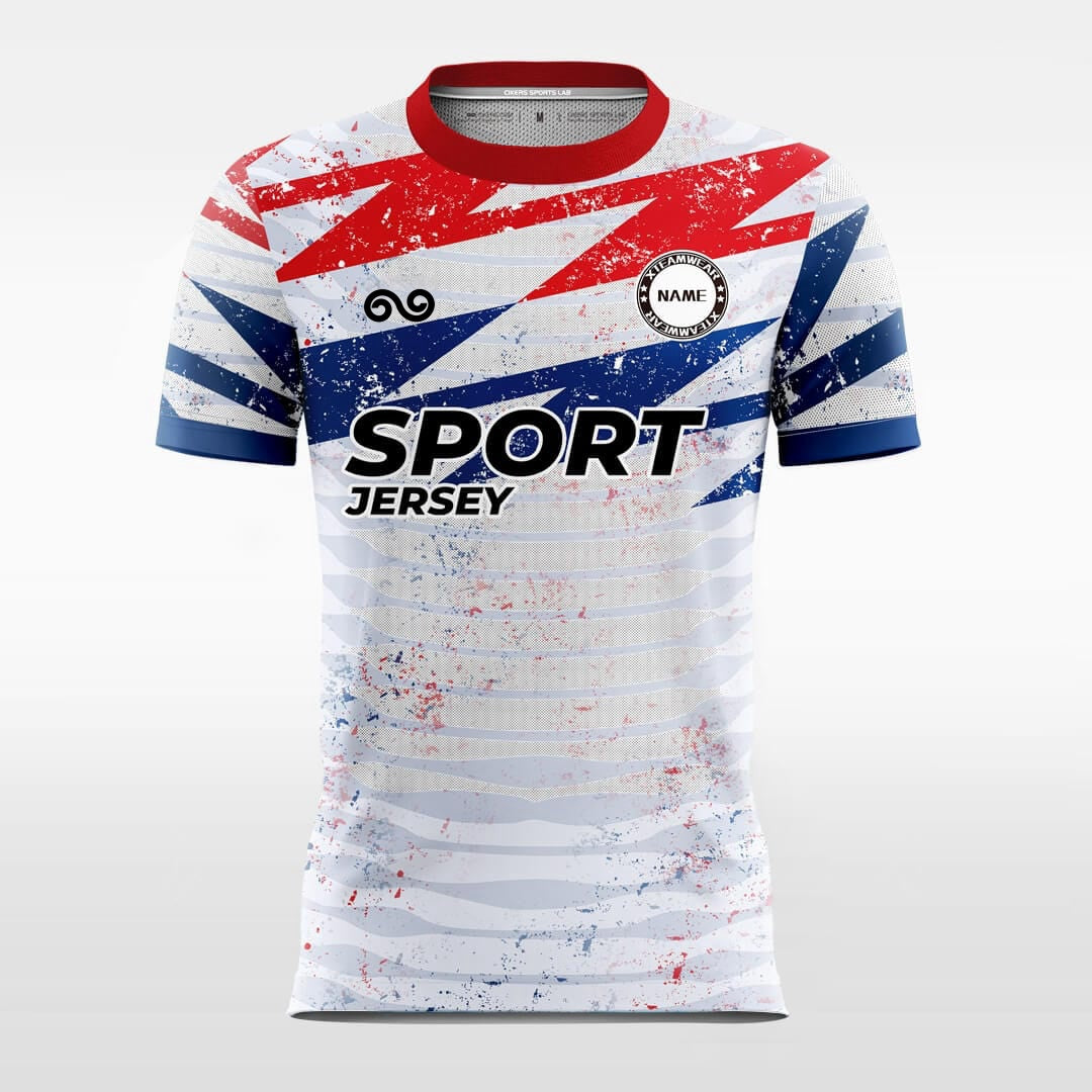 Celebrate - Custom Soccer Jersey for Men White Sublimated