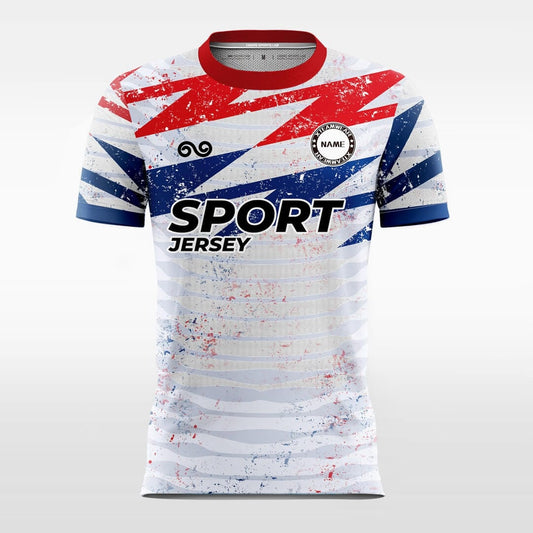 Celebrate - Custom Soccer Jersey for Men White Sublimated