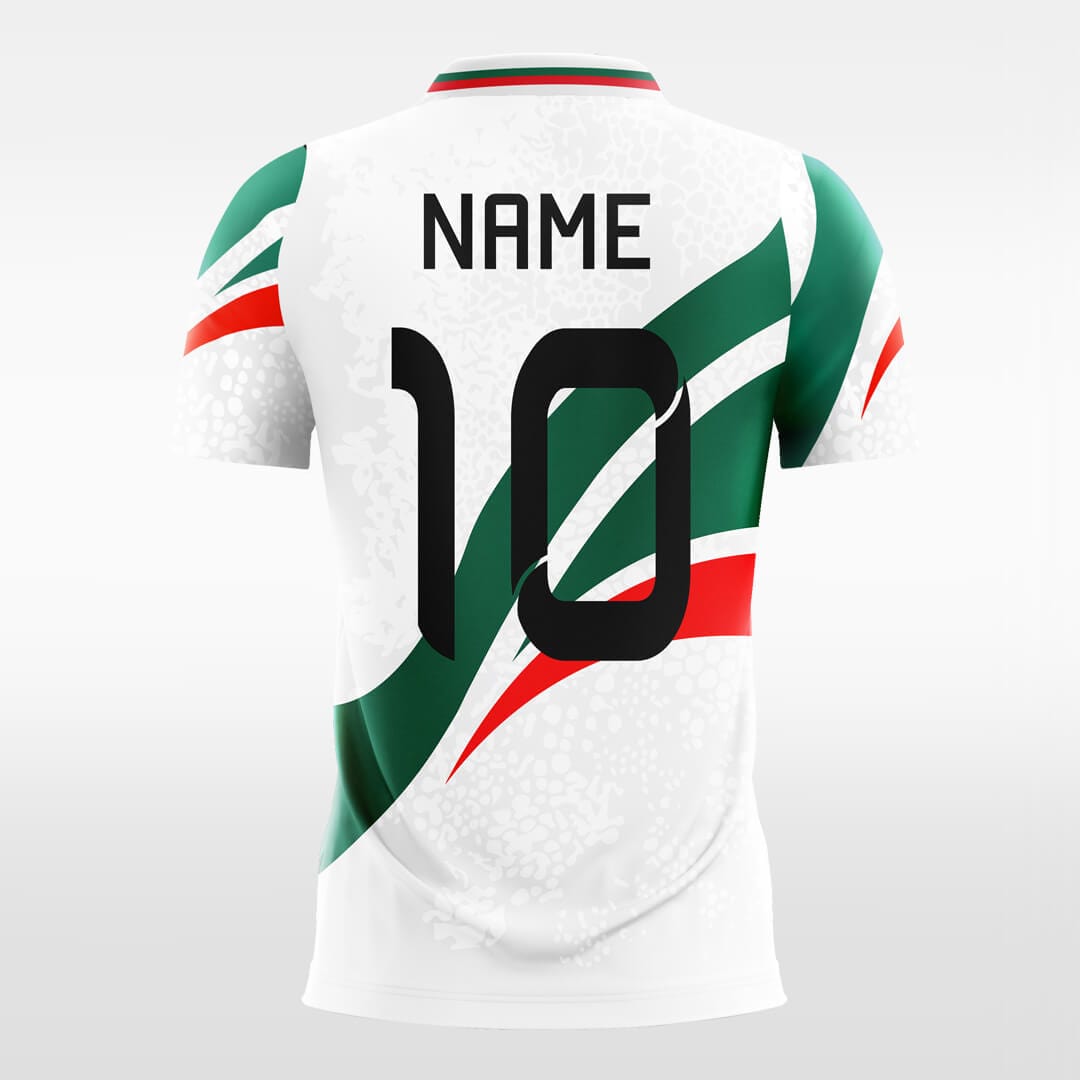 christmas ribbon sleeve soccer jersey