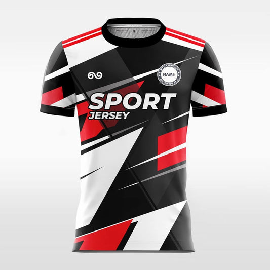 Color Block - Custom Soccer Jersey for Men Black Sublimated