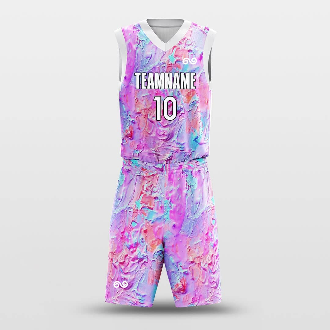 Colorful -Custom Basketball Jersey with Shorts Subliamted