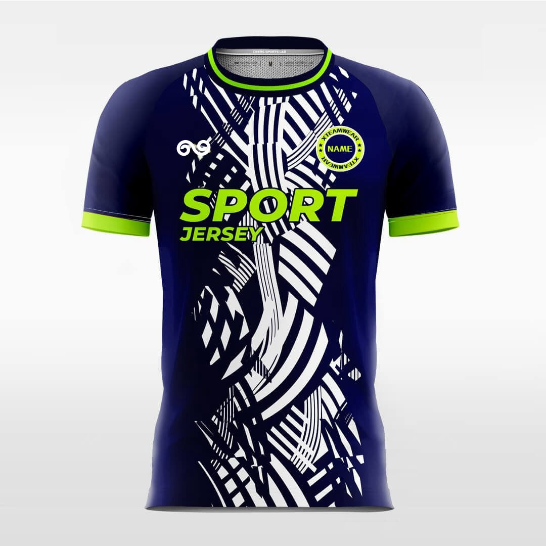 Connection - Custom Soccer Jersey for Men Blue Sublimated