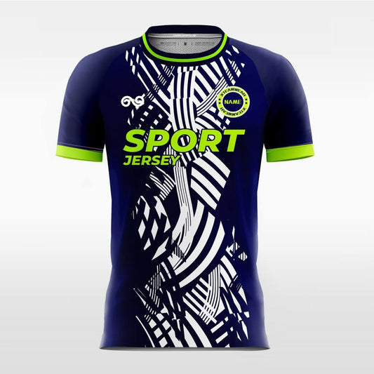 Connection - Custom Soccer Jersey for Men Blue Sublimated