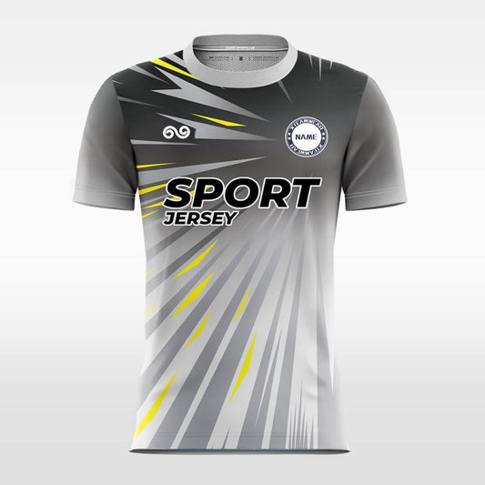 Cool Light - Custom Soccer Jersey for Men Gray Sublimated