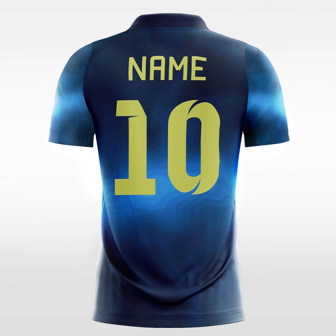 custom blue jerseys design