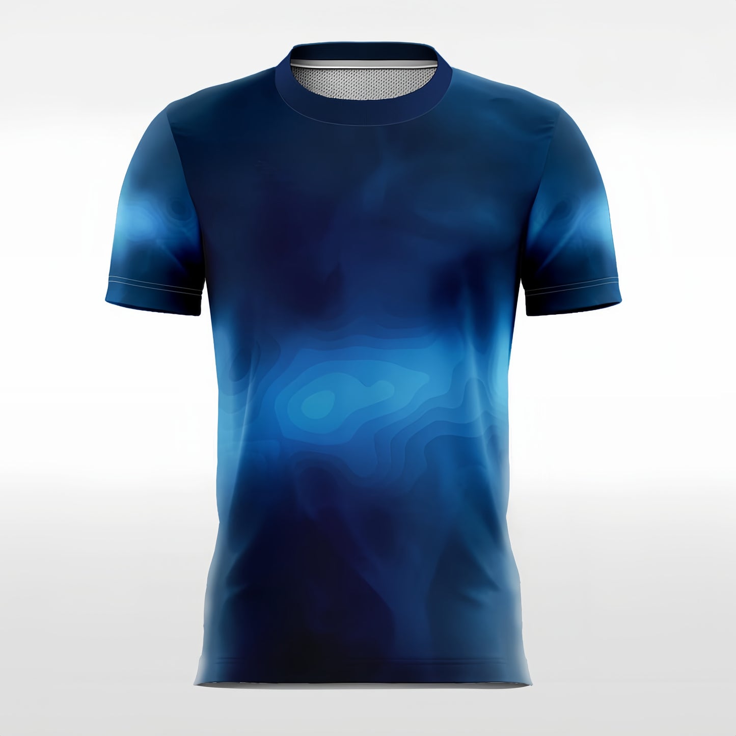Current - Custom Soccer Jersey for Men Blue Sublimated