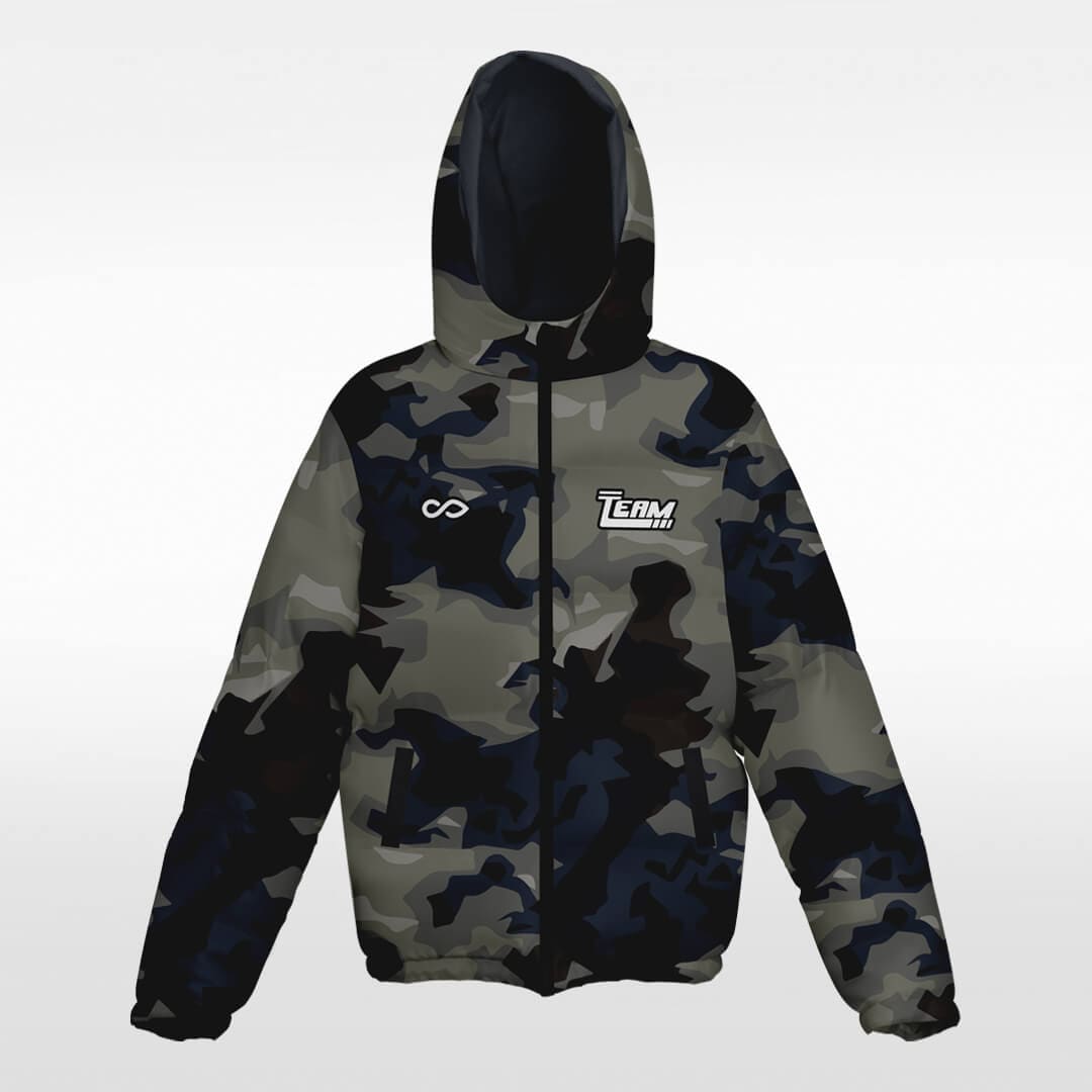 Camouflage - Custom Winter Jacket Green Sublimated