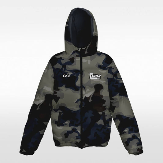 Camouflage - Custom Winter Jacket Green Sublimated