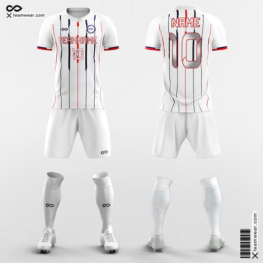 Custom Mens Soccer Jerseys White