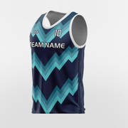 Cyan &Navy Blue
