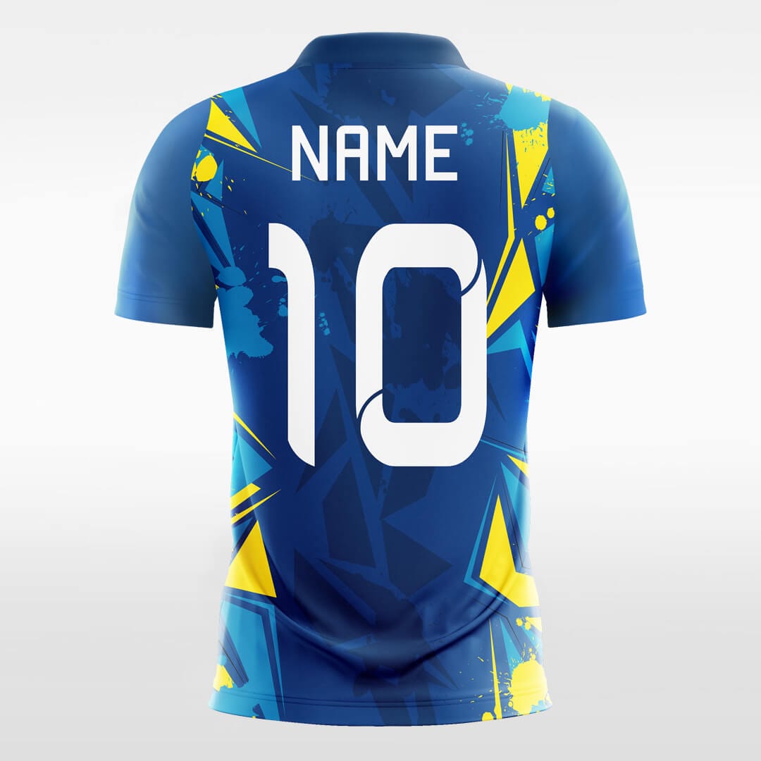 dark blue short sleeve jersey
