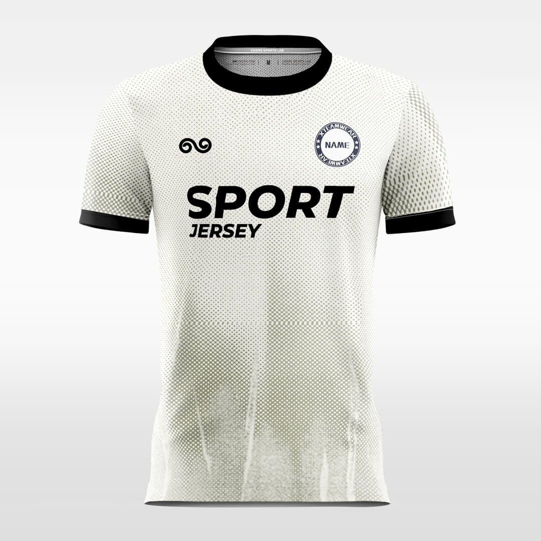 Dark Clouds - Custom Soccer Jersey for Men White Sublimated