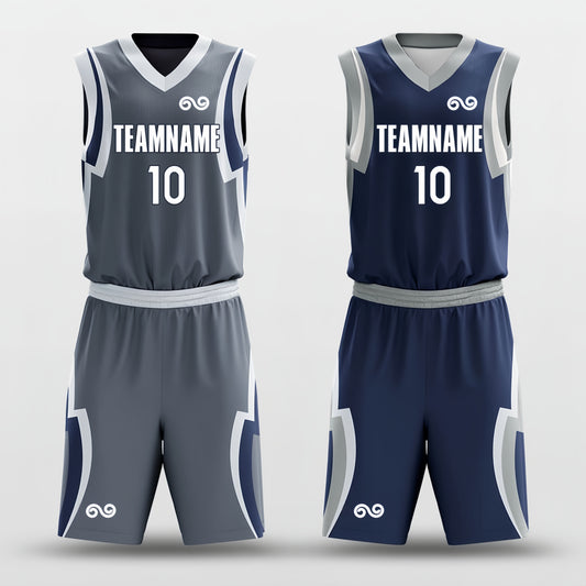 Darts -Custom Reversible Basketball Jersey with Shorts Subliamted