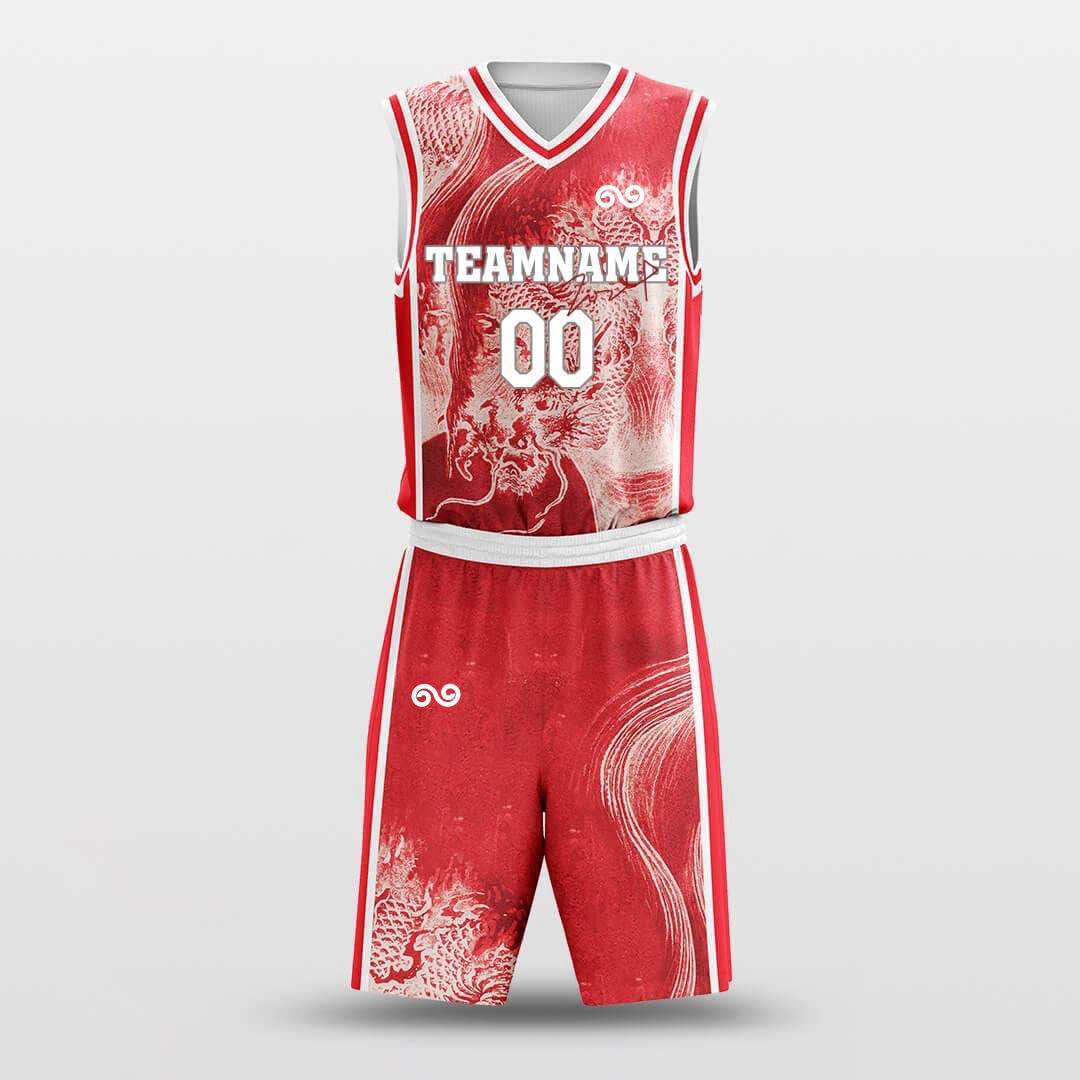 Dragon Hunt 3 -Custom Basketball Jersey with Shorts Subliamted