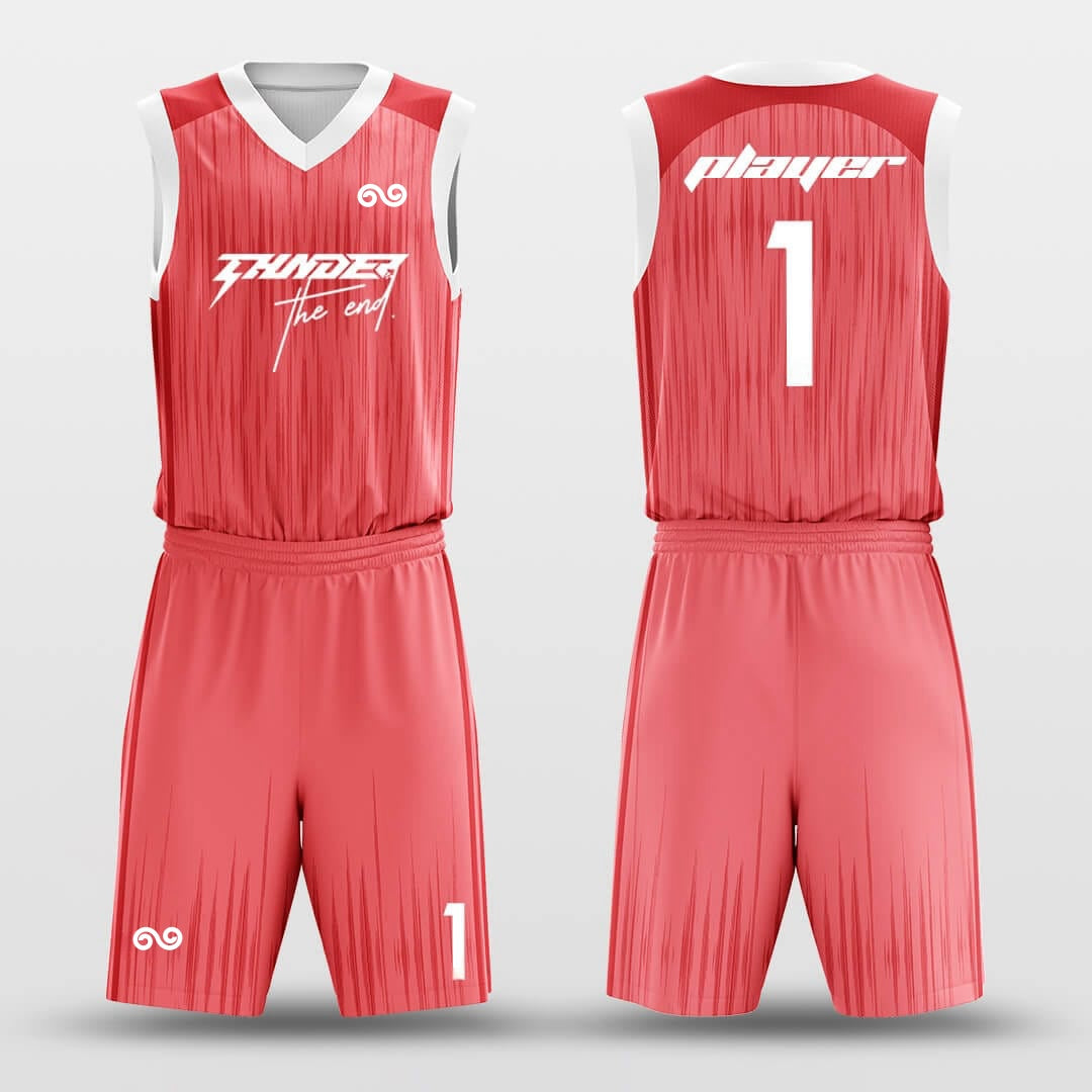 Drizzle -Custom Basketball Jersey with Shorts Subliamted