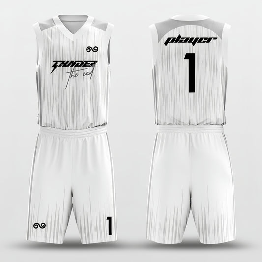 Drizzle -Custom Basketball Jersey with Shorts Subliamted