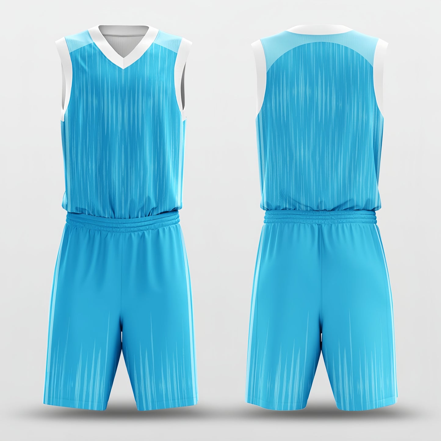 Drizzle -Custom Basketball Jersey with Shorts Subliamted
