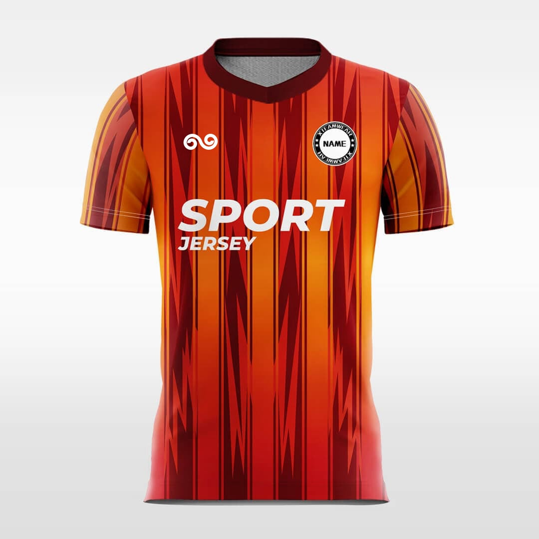 Exciting - Custom Soccer Jersey for Men Orange Sublimated