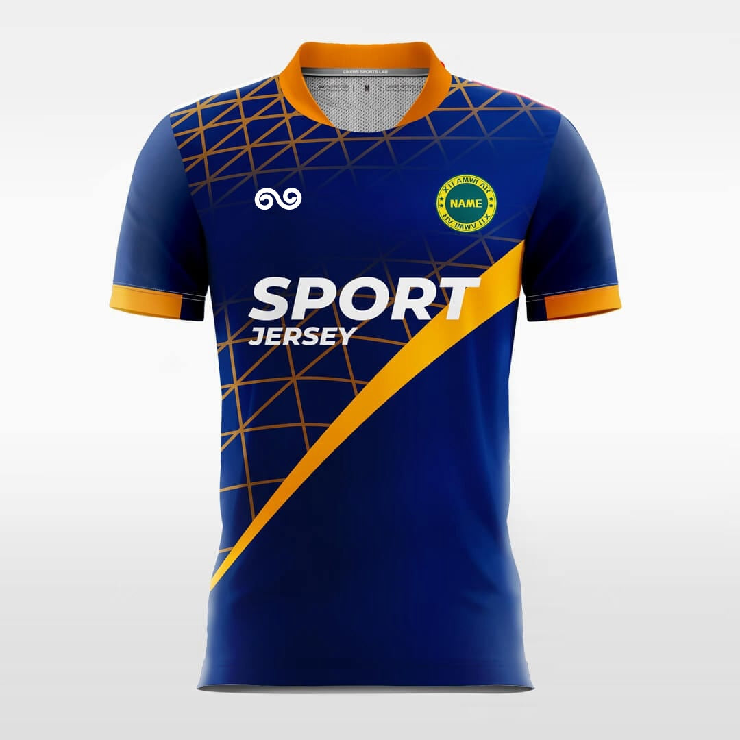 Fertility - Custom Soccer Jersey for Men Navy Blue Sublimated