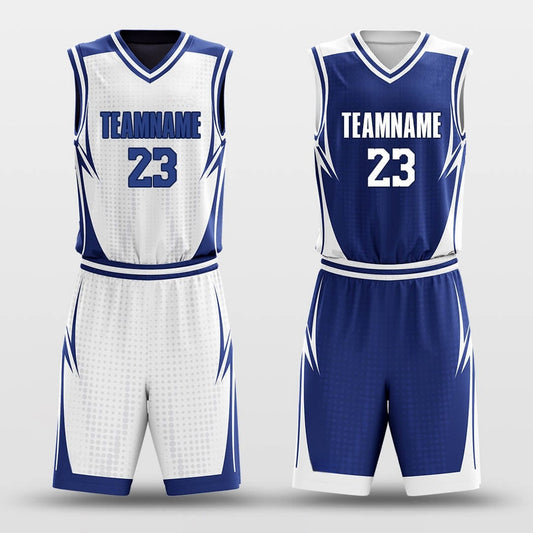 Fission -Custom Reversible Basketball Jersey with Shorts Subliamted