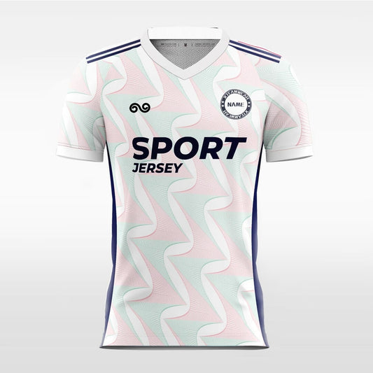 Flow - Custom Soccer Jersey for Men White Sublimated