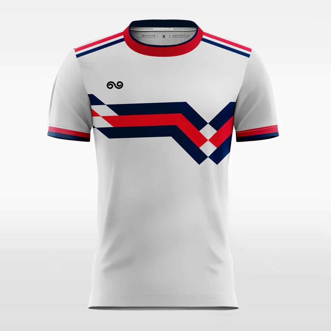 Formula - Custom Soccer Jersey for Men Grey Sublimated