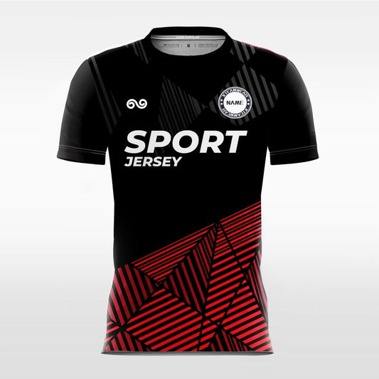 Future Lines - Custom Soccer Jersey for Men Black Sublimated