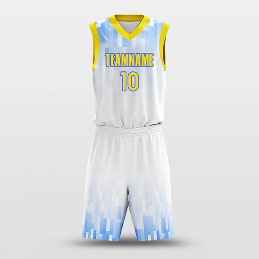 Gradient blocks -Custom Basketball Jersey with Shorts Subliamted