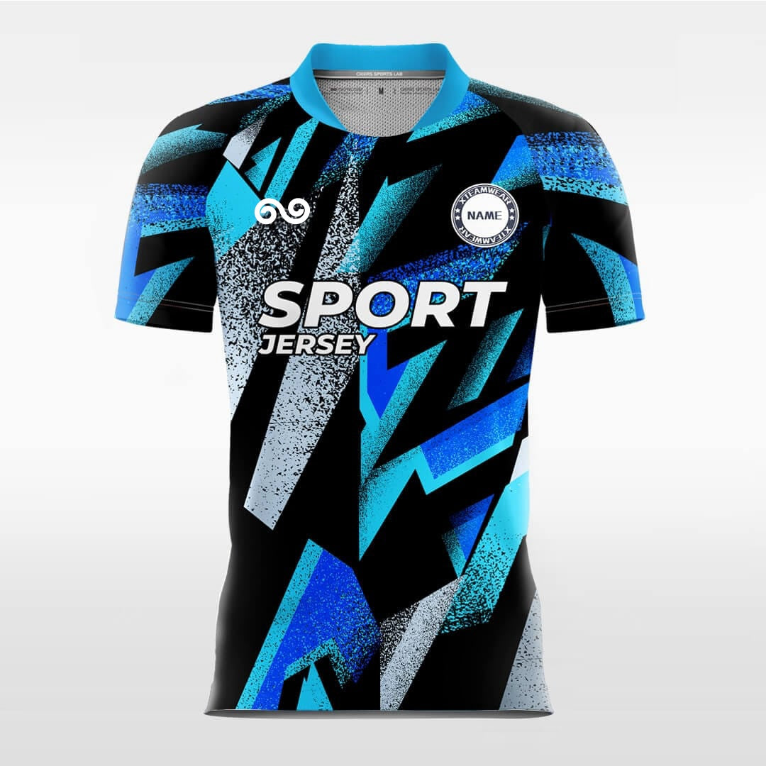 Glacier - Custom Soccer Jersey for Men White Sublimated