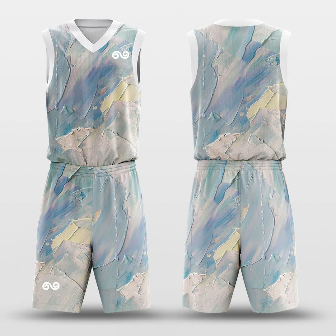 Brilliant -Custom Basketball Jersey with Shorts Subliamted