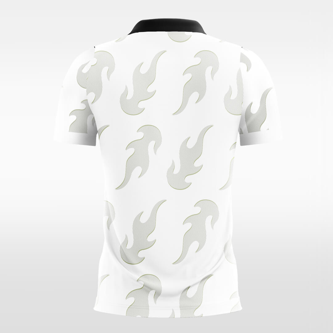 gray custom short soccer jersey