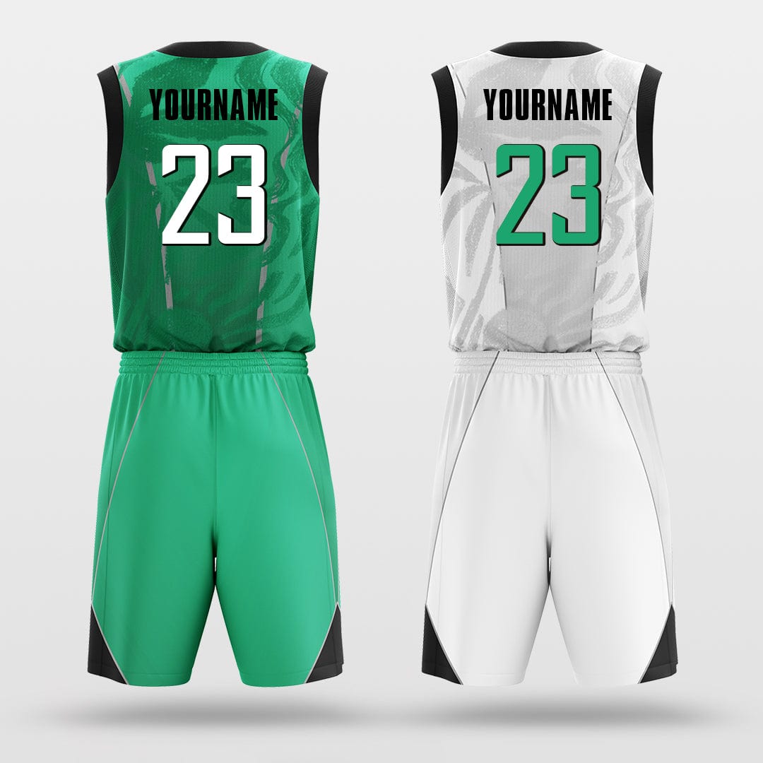 Coconut Grove -Custom Reversible Basketball Jersey with Shorts Subliamted