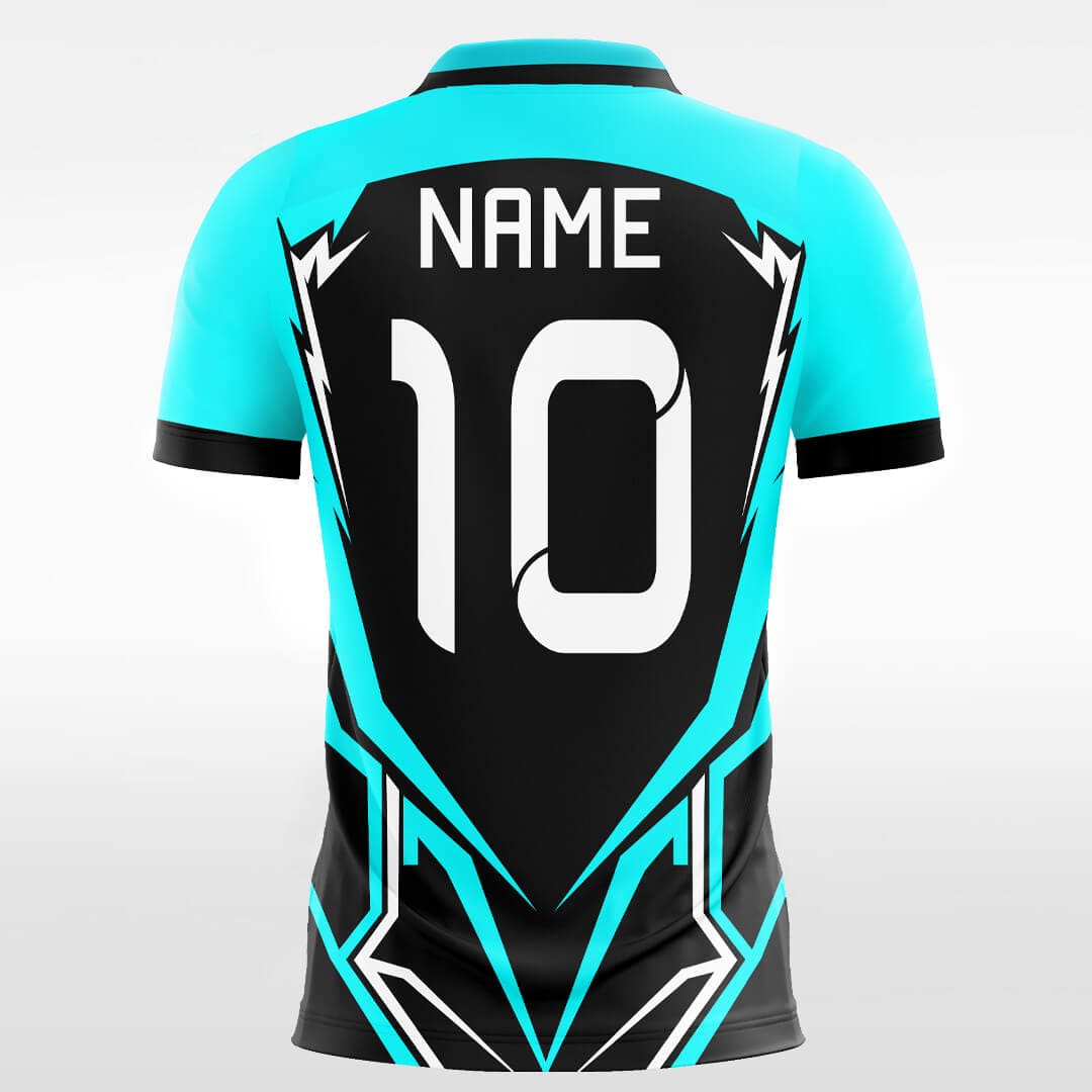 green custom short sleeve jersey