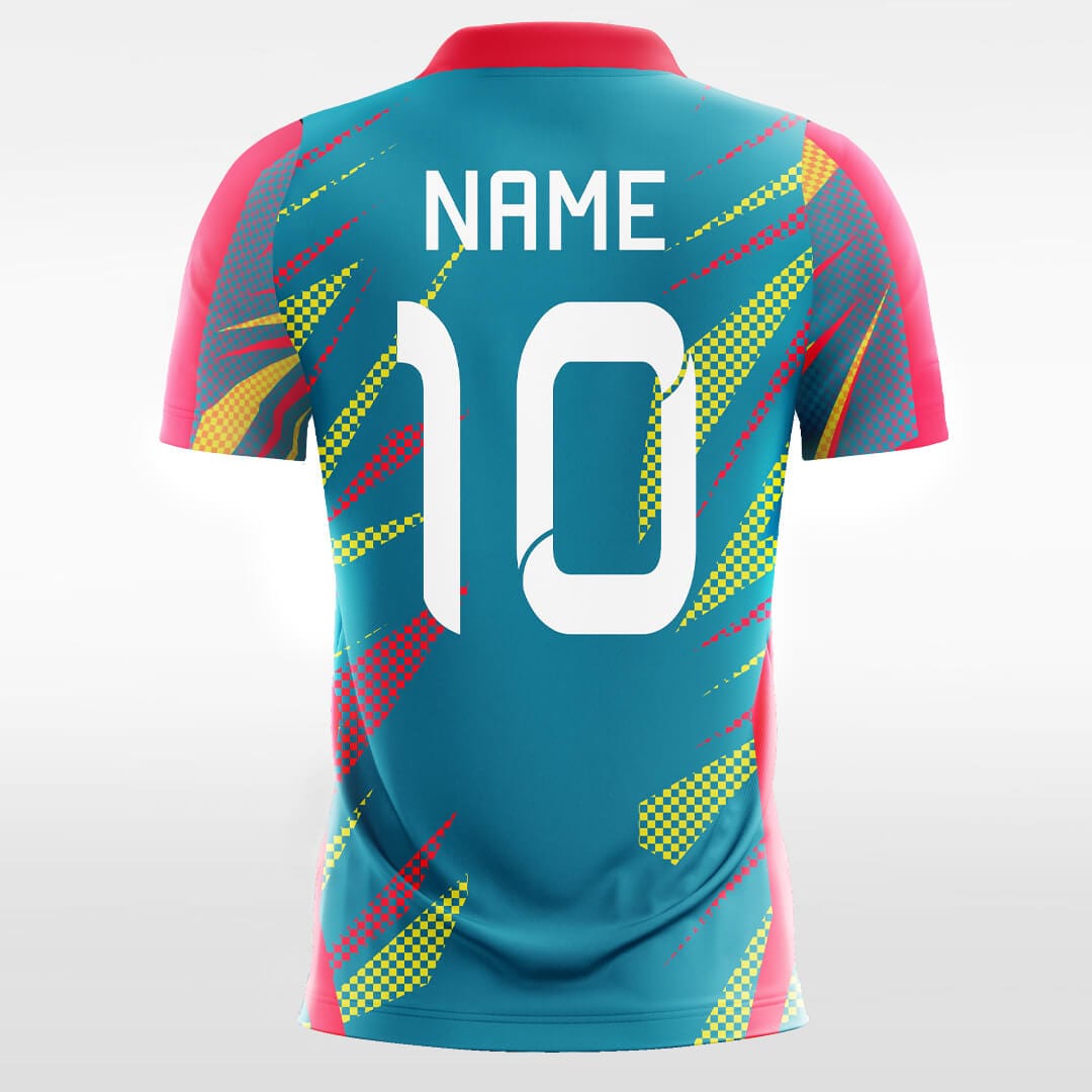green custom short sleeve jersey