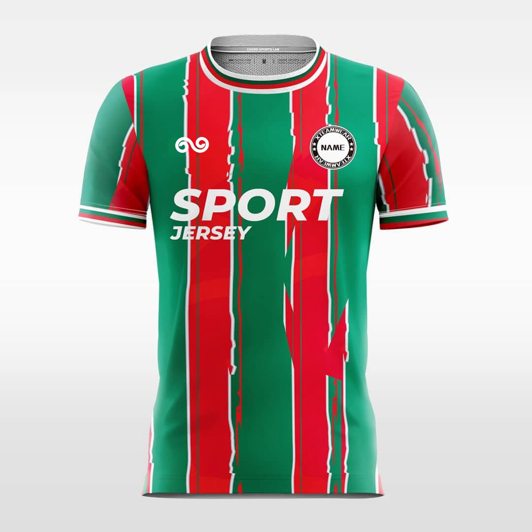 Christmas Tree - Custom Soccer Jersey for Men Green Sublimated