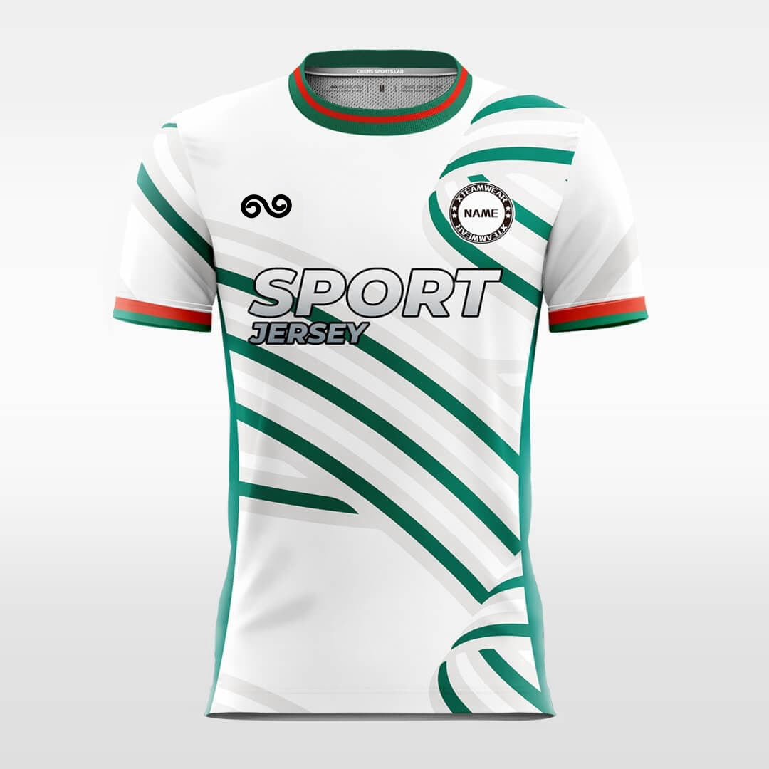 Christmas Line - Custom Soccer Jersey for Men White Sublimated