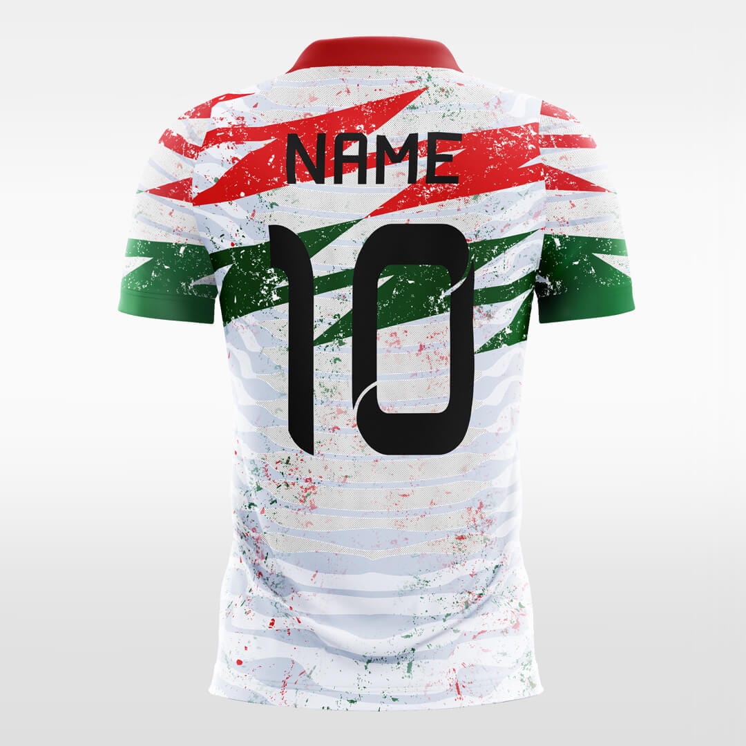 green sleeve soccer jersey