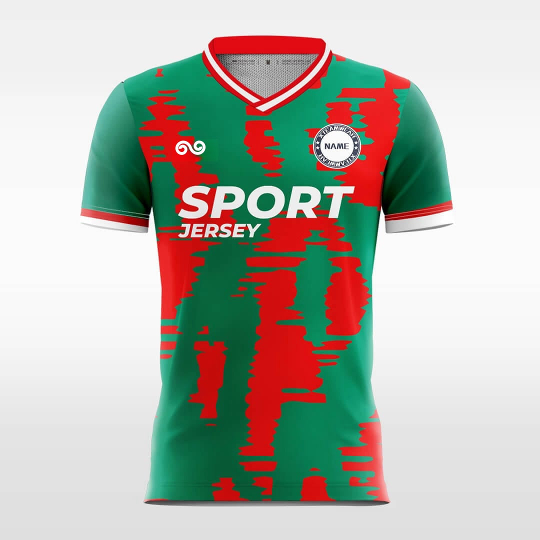 Christmas Shadow - Custom Soccer Jersey for Men Green Sublimated