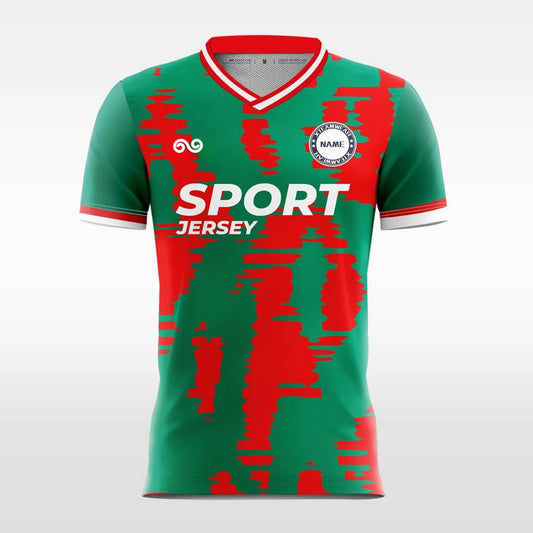 Christmas Shadow - Custom Soccer Jersey for Men Green Sublimated