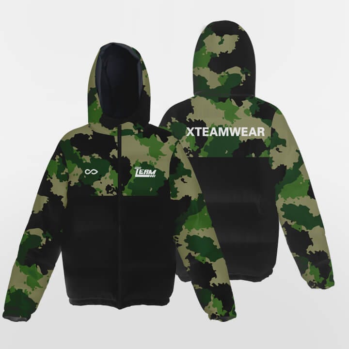 Camouflage - Custom Winter Jacket Black Sublimated